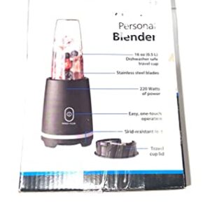 Mainstays Personal Black, White Blender (Black)