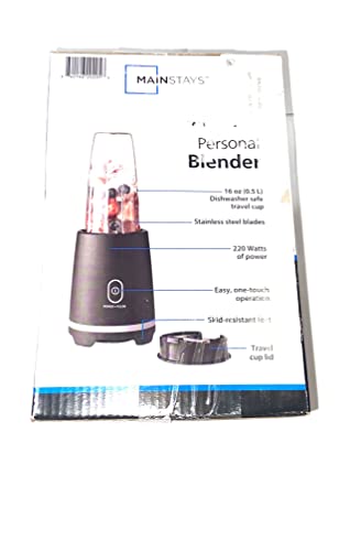 Mainstays Personal Black, White Blender (Black)