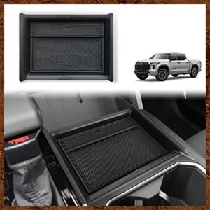 muslogy for tundra 2022 storage tray lower center console organizer interior accessories compatible with toyota tundra 2022 sr sr5 limited trd pro