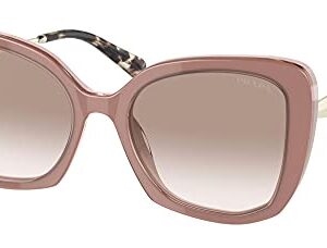 Prada PR 03YS Alabaster/Crystal/Clear Gradient Brown One Size