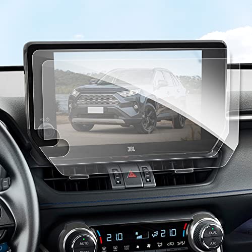 BIBIBO for 2023 Toyota RAV4 Screen Protector for 2023+ Toyota RAV4 Navigation Display,2023 RAV4 10.5 inch Touchscreen 2PCS PET Nano Protective Film High Definition Crystal Clear Shield