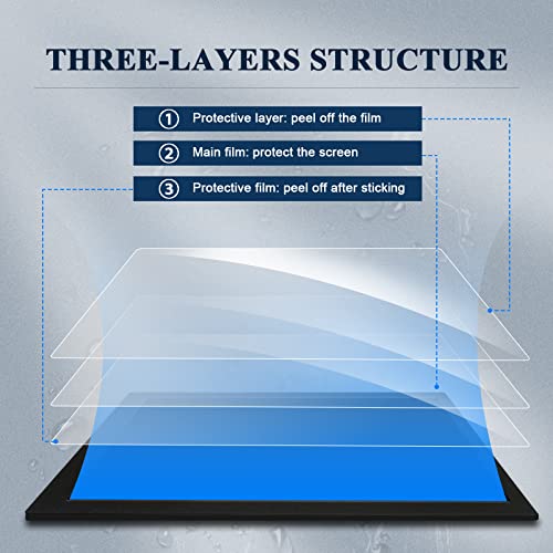 BIBIBO for 2023 Toyota RAV4 Screen Protector for 2023+ Toyota RAV4 Navigation Display,2023 RAV4 10.5 inch Touchscreen 2PCS PET Nano Protective Film High Definition Crystal Clear Shield