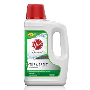 hoover renewal tile and grout floor cleaner, concentrated cleaning solution for floormate machines, 64oz formula, ah31452, white