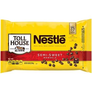 nestle chocolate semi-sweet morsels – 72 oz. bag (pack of 3)