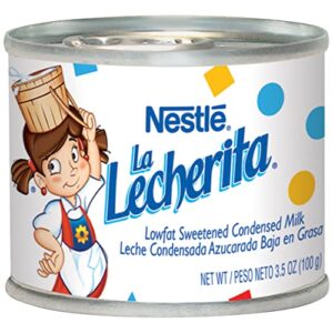 Nestle La Lecherita Lowfat Sweetened Condensed Milk, 3.5 Ounce (Pack of 6)