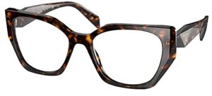 prada pr 18wv women’s eyeglasses tortoise 54