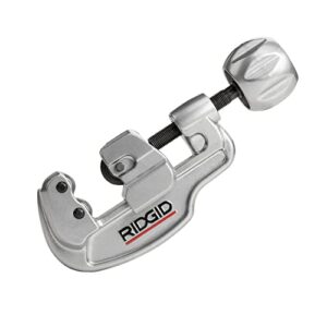 ridgid 29963 model 35s 1/4″ to 1-3/8″ stainless steel tubing cutter with x-cel knob, silver