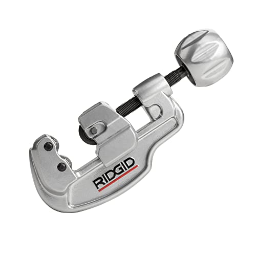 RIDGID 29963 Model 35S 1/4" to 1-3/8" Stainless Steel Tubing Cutter with X-CEL Knob, Silver