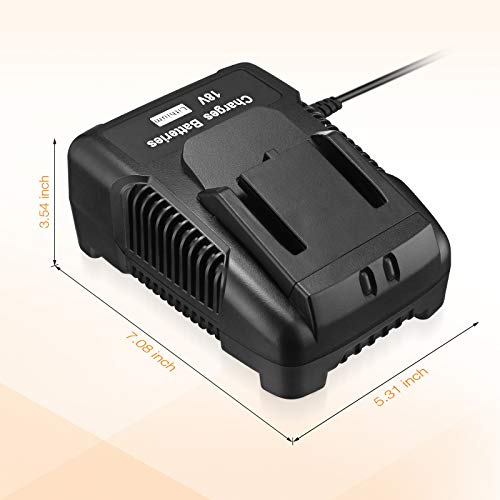 18V R86092 Battery Charger Compatible with Ridgid 18V Charger for AC840087P R840087 R840083, R840085 R840086 AC840089 AC840085 AC840086 AC840087P Battery