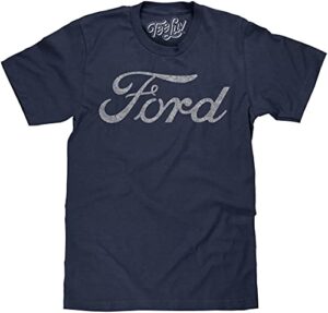 ford signature t-shirt | soft touch fabric-large navy heather