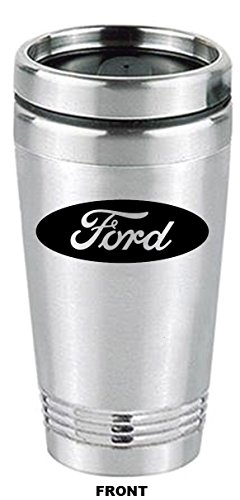 CHROMA 57500 Stainless Ford Oval Logo Travel Tumblerz