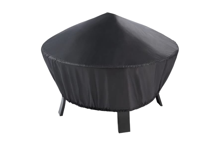 MADENA Mainstays 26" Metal Round Outdoor Wood-Burning Fire Pit,DS-46552