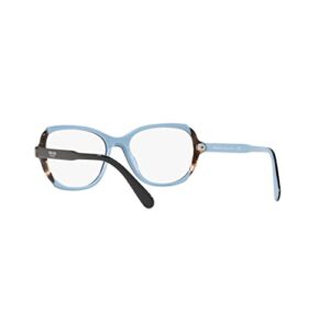 Eyeglasses Prada PR 3 VV KHR1O1 Top Black/Azure/Spotted Brown, 54/17/140