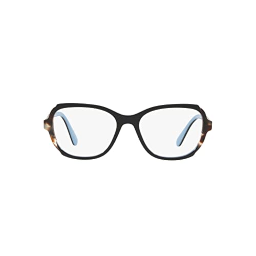 Eyeglasses Prada PR 3 VV KHR1O1 Top Black/Azure/Spotted Brown, 54/17/140