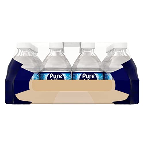 Pure Life, Purified Water, 8 Fl Oz, Plastic Bottled Water, 24 Pack