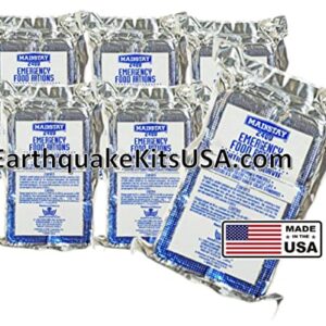 LaunchPro Emergency Food Rations 2400 Calorie Bars (Pack of 6) 12 Day Rations (36 Servings 3x400cal/day)