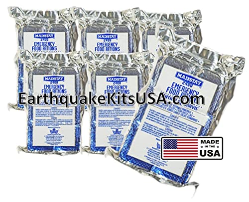 LaunchPro Emergency Food Rations 2400 Calorie Bars (Pack of 6) 12 Day Rations (36 Servings 3x400cal/day)