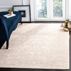 SAFAVIEH Reflection Collection 8' x 10' Beige/Cream RFT667A Vintage Distressed Area Rug