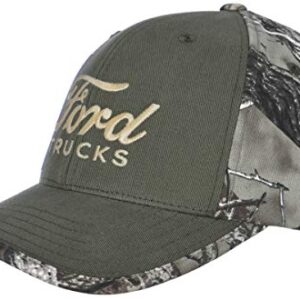 Checkered Flag Men's Ford Trucks Cap an Adjustable Camouflage Hat