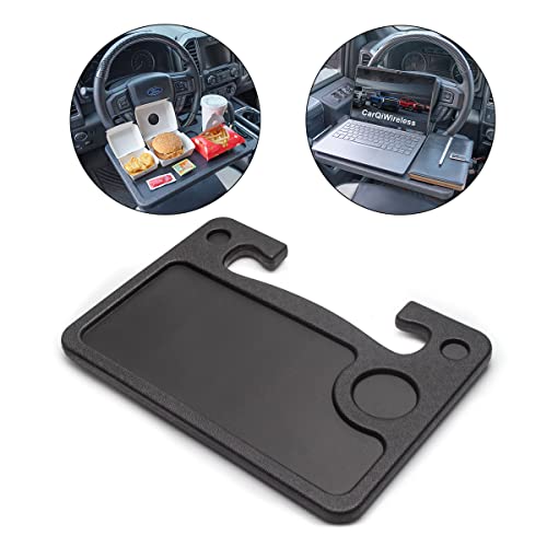 Auto Car Steering Wheel Tray for Ford F150 F250 F350 Transit Ranger Bronco Explorer Fusion Mustang Truck Accessories 2004-2023,for Laptop, Tablet, iPad Or Notebook Car Travel Table