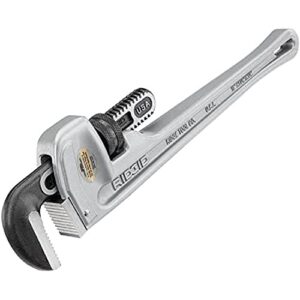ridgid 31100 model 818 aluminum straight pipe wrench, 18-inch plumbing wrench