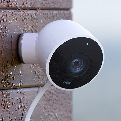 Nest Cam Outdoor Security Camera w/ Accessories - White (Renewed)