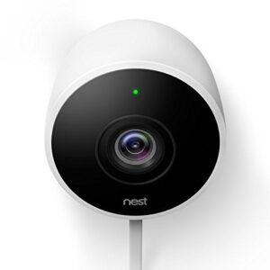 Nest Cam Outdoor Security Camera w/ Accessories - White (Renewed)