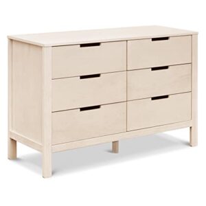 carter’s by davinci double colby 6-drawer dresser, washed natural