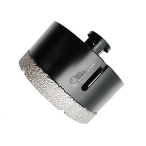 shdiatool diamond core drill bits 4 inch for porcelain ceramic tile marble brick vacuum brazed hole saw 102mm