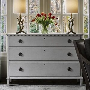 Beaumont Lane 3 Drawer Dresser in Gray Lake