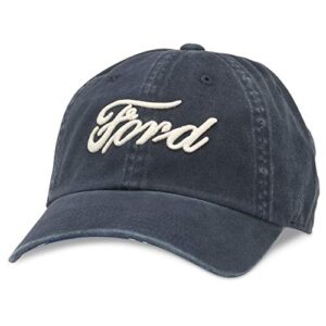 american needle new raglin ford baseball dad buckle strap hat (ford-1907a-navy)