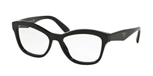 prada pr29rv eyeglass frames 1ab1o1-54 – black pr29rv-1ab1o1-54