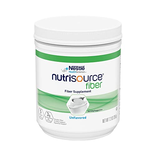 NutriSOURCE Fiber Supplement Powder-Flavor Unflavored Calories 15 / 1 tbsp (4 g) Style Powder Packaging 7.2 oz (205 g) Can - Each 1