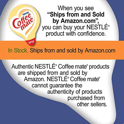 Nestle Coffee mate Coffee Creamer, Hazelnut, Liquid Creamer Singles, Box of 360 Singles