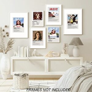 Lana Album Cover Limited Edition Posters, Music Posters (Set of 12, 8in x 10in, Unframed)