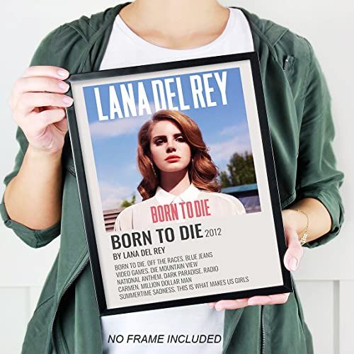 Lana Album Cover Limited Edition Posters, Music Posters (Set of 12, 8in x 10in, Unframed)