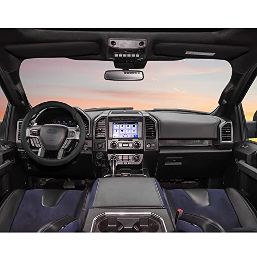 West Llama Customized Auto Car Steering Wheel Cover for Ford F-150, F-250, F-350, Expedition (Black)