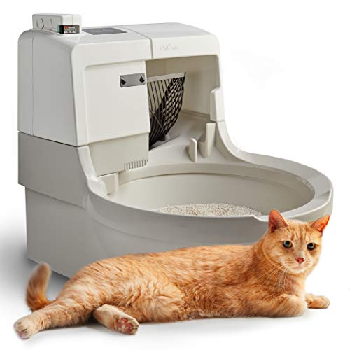 CatGenie A.I. Self-Cleaning, Fully-Flushing, Self-Scooping, Automatic Cat Box (Latest Model)