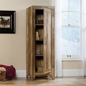 Sauder Adept Storage Narrow Storage Cabinet, Craftsman Oak finish
