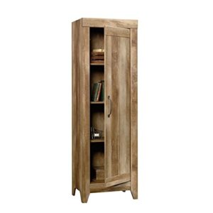 Sauder Adept Storage Narrow Storage Cabinet, Craftsman Oak finish