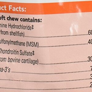 Nutramax Cosequin Joint Health Supplement for Dogs - With Glucosamine, Chondroitin, MSM, and Omega-3's, 120 Soft Chews