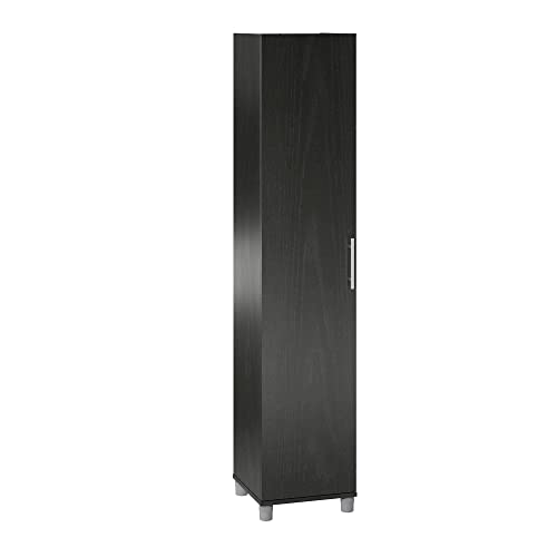 SystemBuild Camberly 16" Utility Storage Cabinet, Black Oak