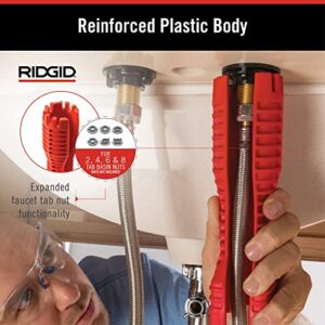 RIDGID 57003 EZ Change Plumbing Wrench Faucet Installation and Removal Tool & TEKTON 10 to 17 Inch Telescoping Basin Wrench (3/8 - 1-3/8 in.) | WRN92002