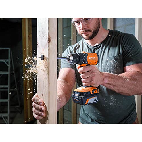 RIDGID 18V Cordless 1/2 in. Hammer Drill (Tool Only) 860012B (Renewed)