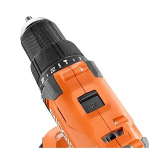 RIDGID 18V Cordless 1/2 in. Hammer Drill (Tool Only) 860012B (Renewed)