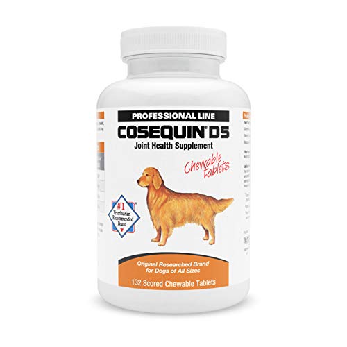 Nutramax Cosequin DS Joint Health Supplement for Dogs - With Glucosamine and Chondroitin, 132 Chewable Tablets