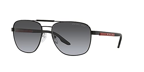 Prada PS 53XS Matte Black/Grey Gradient Polarized One Size