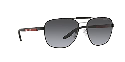 Prada PS 53XS Matte Black/Grey Gradient Polarized One Size