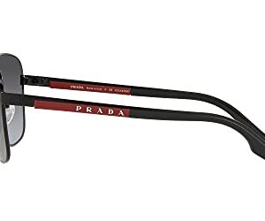 Prada PS 53XS Matte Black/Grey Gradient Polarized One Size