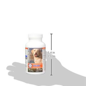 Nutramax Cosequin Maximum Strength Joint Health Supplement for Dogs - With Glucosamine, Chondroitin, MSM, and Hyaluronic Acid, 75 Chewable Tablets (Pack of 1)